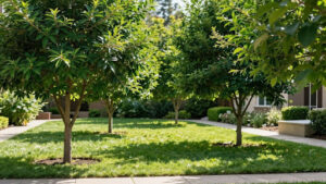 Compact low-maintenance trees for front yard